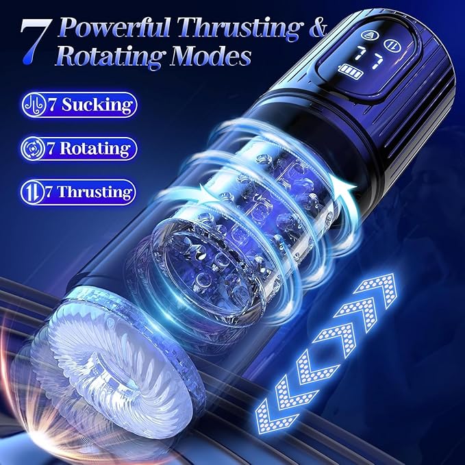 2025 Male Masterburbatar Hands Free with 7 Thrusting 7 Sucking Heating Vibration Modes Blowjobob Machine for Man Pocket Puzzy Male Mastusbafor Automatic Tight Viboators Sleeve Hoodies EMC946