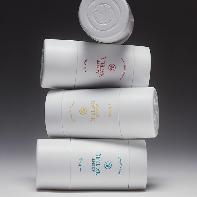 Agent Nateur - holi (stick) Ambroxan Cloud Natural Deodorant | Castor + Coconut Oil Beeswax | Aluminum-Free Non-Toxic Clean Skincare Crafted for All-Day Freshness (2.5 oz)