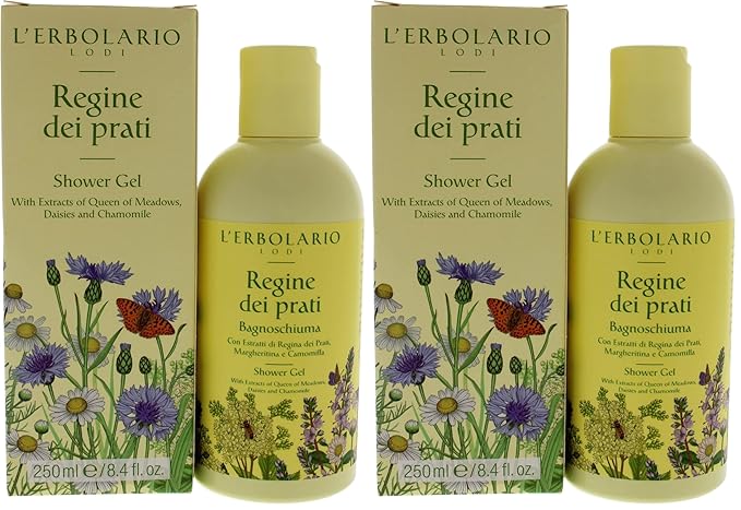 L'Erbolario Queen of the Meadows Shower Gel Shower Gel Women 8.4 oz (Pack of 2)