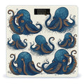 Tentacles Octopus Weight ScaleClear LED Display Bathroom Digital Weighing ScaleTempered Glass Digital Bathroom Scale for Body Weight Capacity Up to 400 Lbs