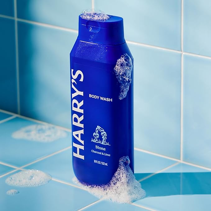 Harry's Men's Body Wash - Stone - (3 Pack) 18 fl oz - Shower Gel for Men - No Parabens Sulfates or Dyes