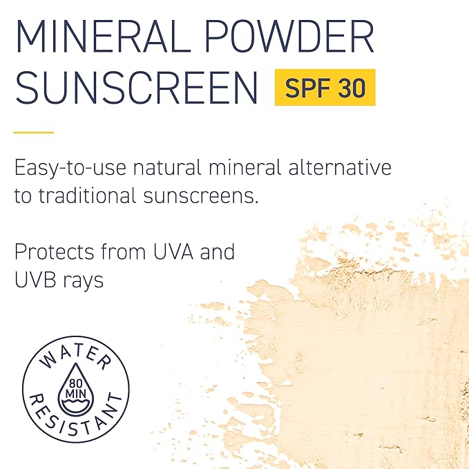 Brush On Block SPF 30 Mineral Powder Sunscreen New Formula With Niacinamide Hyaluronic Acid &amp Vitamin C Broad Spectrum Water Resistant Translucent For All Skin Types Reef Friendly Mfg in