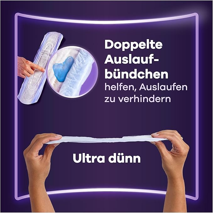 Always Discreet Ultimate Night Incontinence Pads for Women Pack of 8