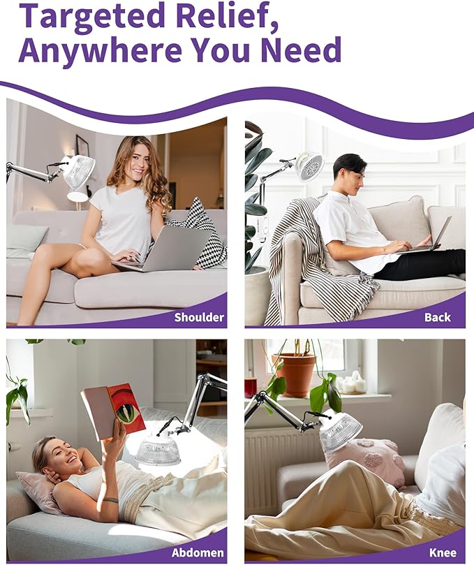 TDP Lamp Mineral Light Therapy Device for Pain Relief Relaxing Muscle with Quick Heating for Home &amp Clinic Use