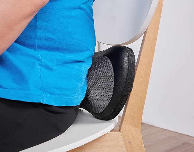 Vivitar Shiatsu Neck Shoulder Leg Lumbar Portable Massager Deep Kneading Massage Pillow with Heat Electric for Home Office Car (Model: MS4200)