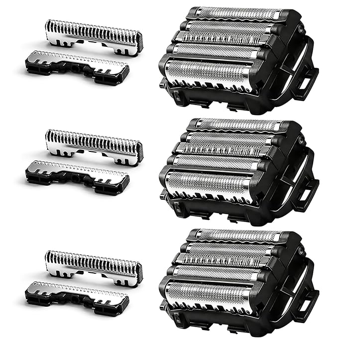 WES9032P Replacement Outer Foil and Inner Blade SetCompatible with Panasonic ARC5 5-Blade Shavers ES-LV97-KES-LV67-KES-LV95-Sfor Men's Shaving（3Packs）