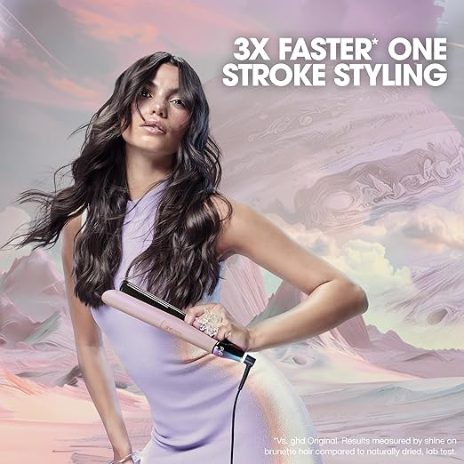 ghd Chronos &amp Chronos Max Stylers -1 and 2 Professional Flat Iron Hair Straighteners|3X Faster Styling|More ShineLess Frizz &amp 3X Straighter in One StrokeResults that Last 24hrs|85% More Sh