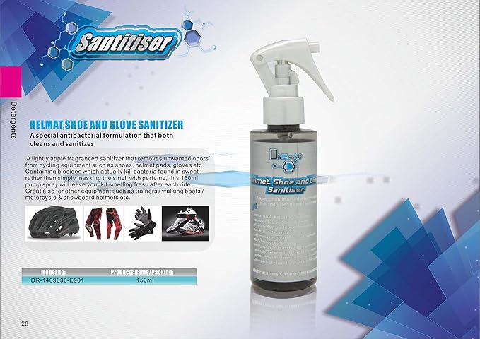 Bike Helmat Shoe and Glove Sanitizer Multipurpose Sanitizer
