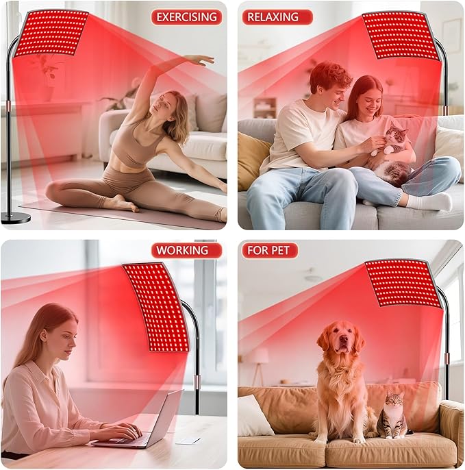 Red Light Therapy for Body Face Infrared Light Therapy for Body with 660nm &amp 850nm Near Infrared LED Red Light Therapy Large Panel at Home Valentines Gift for Women Wife Mom Sister Girlfriend