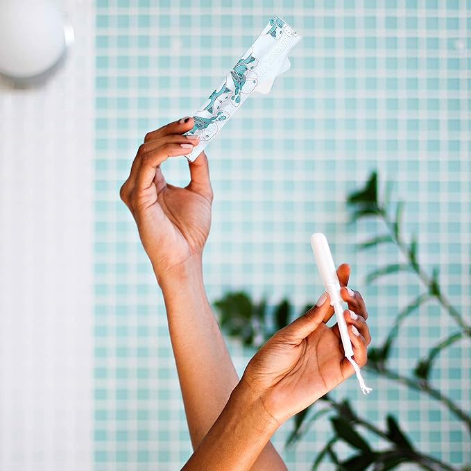 L. Cotton Tampons Regular Absorbency Contains an Organic Cotton Core Made Without Synthetic Pesticides or Fragrances 84 Count (2 Packs of 42)