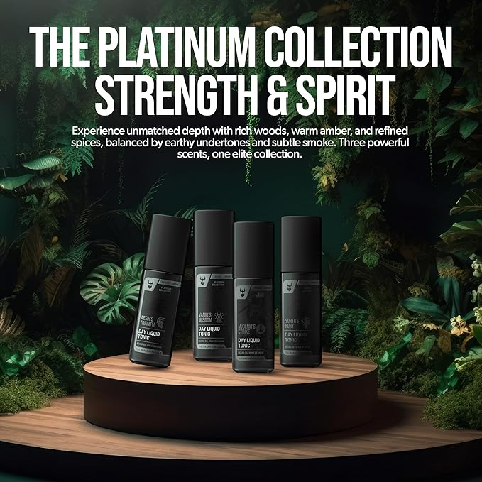 Beard Oil for Men by Beard Struggle - Day Liquid Tonic Beard Growth Oil - Moisture &amp Soften Your Beard - Platinum Collection Loki Unscented (1.35 Fl oz)