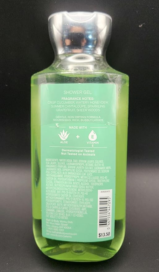 Bath &amp Body Cucumber Melon Shower Gel - 2 Pack