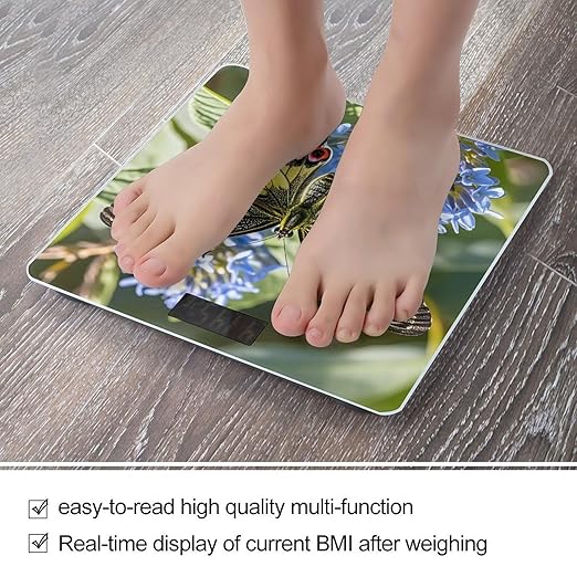 Nice Butterfly Scale for Body Weight Smart Scales Digital Bathroom Scale High Precision Weighing Scales with Large Display Weighing Machine for People
