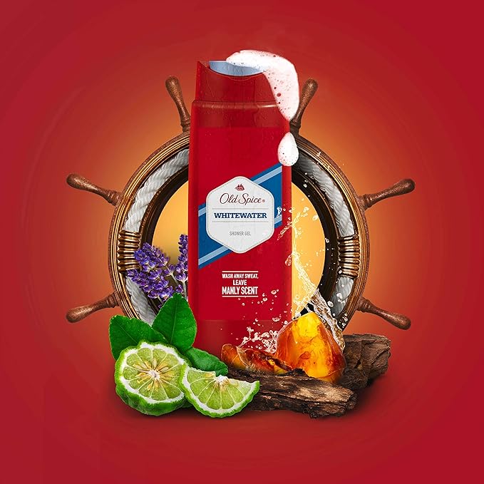 Old Spice Whitewater Shower Gel case of 6