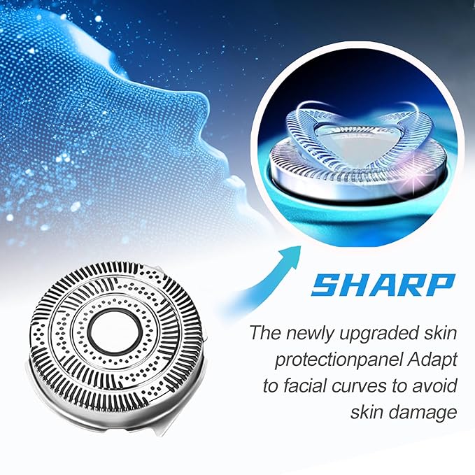 Rotating electric shaver blade razor replacement blade HQ9 replacement blade series replacement blade head HQ9070 HQ9080 HQ8240/8260 PT920 8140XL 8170XLHQ9 replacement replacement 3 blades