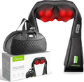 cotsoco Cordless Shiatsu Neck and Shoulder Massager with HeatPortable Massagers for Neck and Back3D Deep Tissue Kneading Back Massager for Muscle Pain ReliefPerfect Gifts for Men and Woman