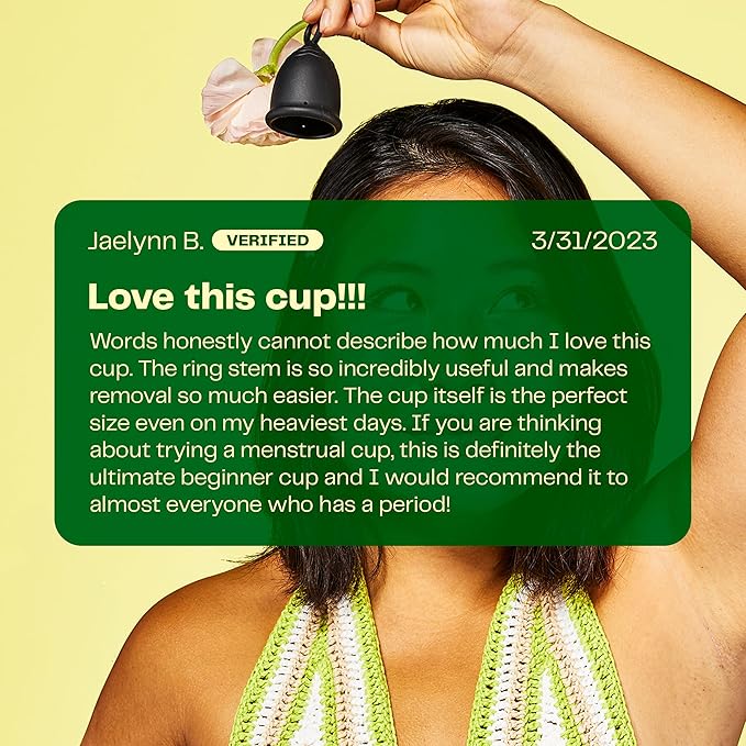 Viv for Your V Extra Small Menstrual Cups Tweens Teens and Petite Frame/Build Pull Tab Ring Stem Easy Removal Comfortable 12 Hour Wear Soft Silicone Beginner Friendly Reusable Mini Period Cup