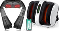 Nekteck Shiatsu Neck and Back Massager with Heat Smart Foot and Calf Massager APP Control White