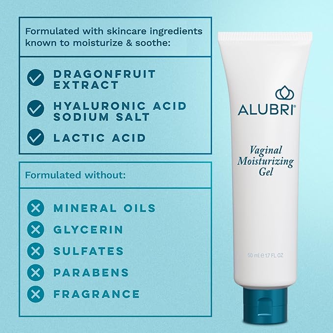 Vaginal Moisturizing Gel for Women Long-Lasting Hydration Up to 72 Hours 1 Month Supply