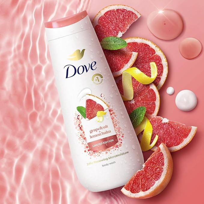 Dove Limited Edition Renewing MicroMoisture Body Wash | Summer Scents (Grapefruit + Lemon Balm)