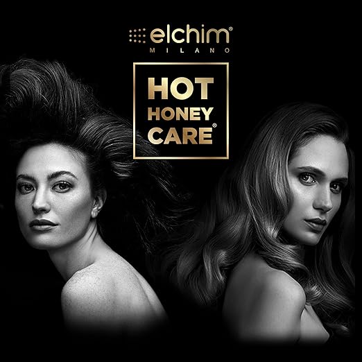 Elchim Hot Honey Care: Anti Frizz and Hair Gloss System for Dry/Damaged Hair Hair Serum and Blow Dry Starter Kit Hair Dryer Concentrator Compatible with Elchim Compact Hair Dryers