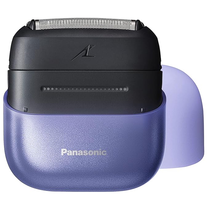 Panasonic Swipe Right Travel Shaver for Women Portable Electric Razor with USB-C Charging 3-Blade Cutting System for Dry or Wet Use - ES-CM3A-V