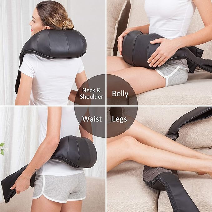 Snailax Neck Massager and Foot Massager Bundle