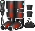 ALLJOY Leg Massager for Circulation and Pain Relief FSA Gifts for Dad Mom Mothers Day Fathers Day Leg Massager with Heat and Compression Helpful for Vericose Veins Fatigue Cramps Swelling Edema