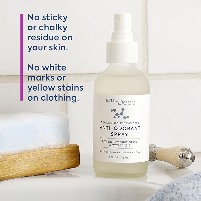 HOME AND AWAY SPRAY • Anti-Odorant 4.0 oz Full Size and 1 oz Travel Spray Bundle