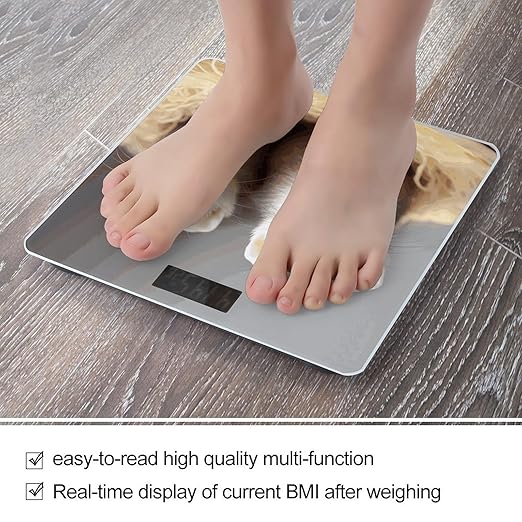 Ferrets Bathroom ScaleHighly Accurate Digital Weighing Machine for People Bright LED Display Weight Scale for The Aldult Home Use