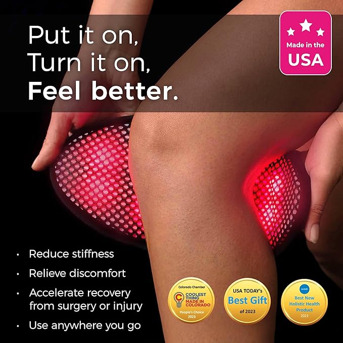DNA Vibe Jazz Band Live (Black) - Intelligent Red Light Therapy Device - 4 Modes - for Discomfort and Pain Relief