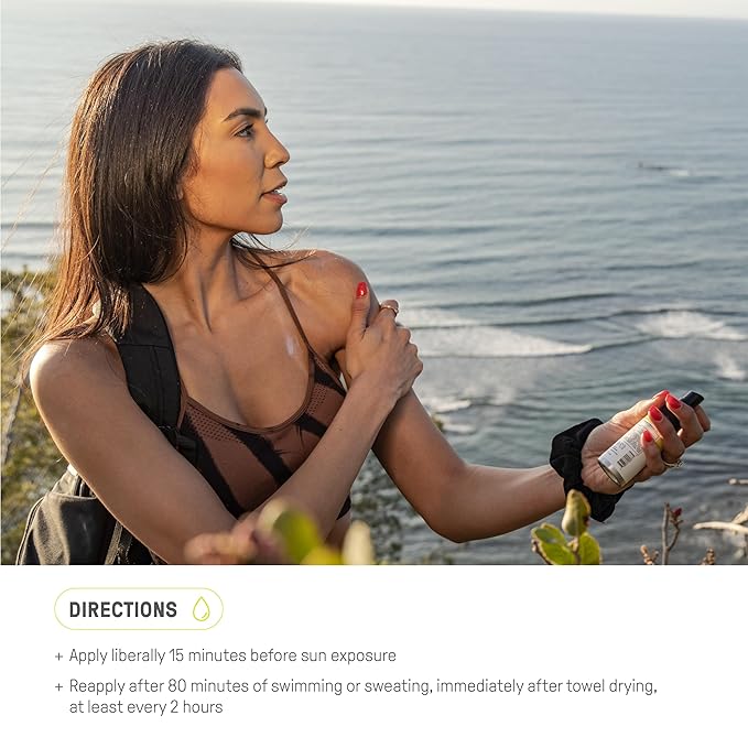 Raw Elements Face + Body Serum SPF 50 All-Natural Mineral Sunscreen - Reef Safe Water Resistant Broad Spectrum UVA/UVB Protection Safe For All Ages Travel Size 2oz (Pack of 2)