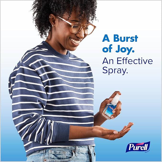 PURELL Advanced Hand Sanitizer Spray Unscented 2 fl oz Travel-Size Spray Bottle (Pack of 6) – 2023-04-EC