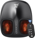 BOB AND BRAD Foot Massager with Heat and RemoteFSA Eligible HSA Eligible Shiatsu Deep Kneading Electric Feet Massager Machine for Plantar Fasciitis Men Size 12