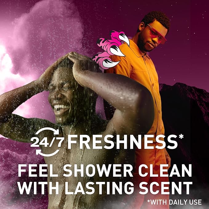 Old Spice Cleansing Body Wash for Men3X Defense24/7 Shower Fresh with Lasting Scent2-in-1 Body &amp Face WashRaptorstrike with Dark Berry Scent33.4 oz(Pack of 2)