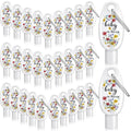 Leelosp 30 Pcs Mini Sunscreen with Carabiner Bulk for Wildflower Baby in Bloom Baby Shower Party Favors Travel Size 1 Fl. oz. Spf 30 Water Resistant Mini Sunblock Lotion for Wildflower Party