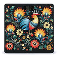 Polish Folk Art Pattern Weight Scale Large Bathroom Scales Digital Weight with Bright LED Display Non Slip Automatic Weighing Scale Fashion Weighing Machine for Body