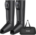 FIT KING Cordless Foot and Leg Massager Rechargeable Foot and Calf Massage Boots Portable Compression Boot for Circulation Pain Relief Recovery After Training Healthy Travel Gift