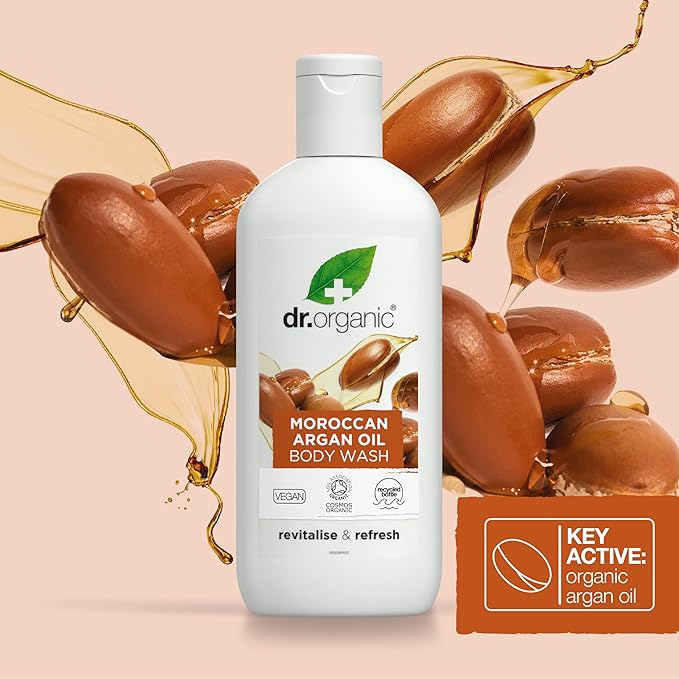 dr.organic argan body wash bagno doccia detergente corpo 250 ml by Dr. Organic