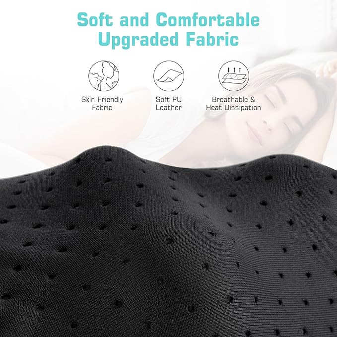 Shiatsu Neck and Back Massager with Heat Electric Deep Tissue 4D Kneading Massage Pillow for Shoulder Leg Body Muscle Pain Relief - Best Gifts for Women Men Mom Dad