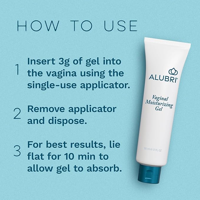 Vaginal Moisturizing Gel for Women Long-Lasting Hydration Up to 72 Hours 1 Month Supply