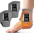 YAZHI Foot Massager 2-in-1 Warming Wrap – Relax &amp Renew Foot &amp Ankle Massager with 3 Modes &amp 4 Heat Levels Portable for Home or Travel 2pack