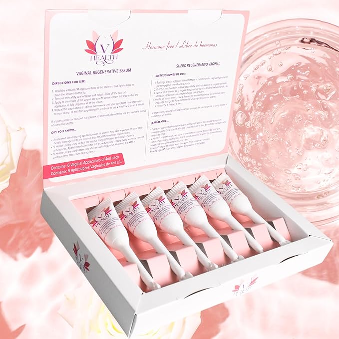 Advanced Regenerative Vaginal Medicine for Menopause - Clinically Proven Natural Relief for Vaginal Dryness &amp Other Symptoms (6 Applicators 4ml Each)