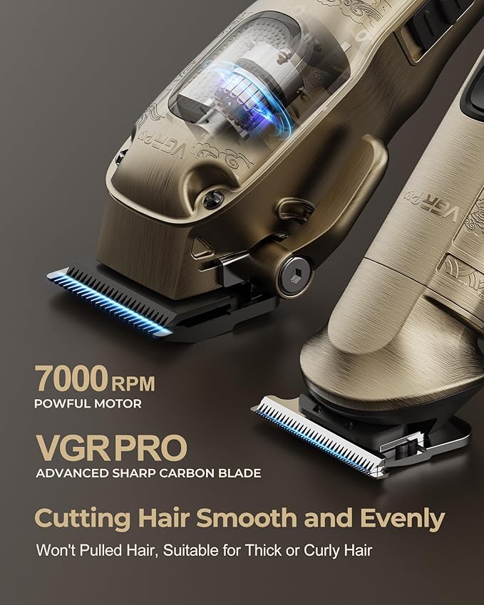 Hair Clippers for Men Professional Cordless Hair Clippers for Hair Cutting Mens Clippers and Trimmers Set Electric Hair Trimmer for Men with Package Case