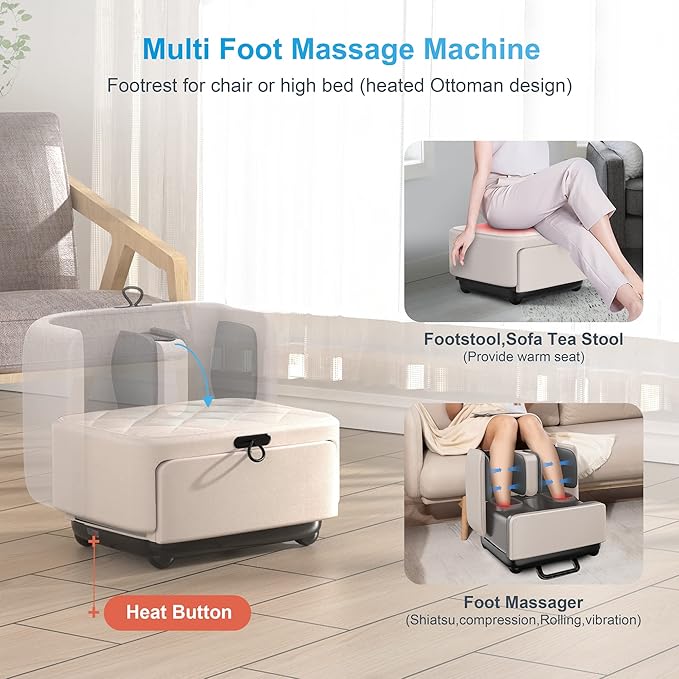 COMFIER Shiatsu Foot Massager &amp Scalp Massager