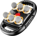6-Head Massage Gun Deep Tissue Back Massager with 9 Adjustable Intensities &amp 9 Modes Electric Percussion Massager Gun Tool for Back/Shoulders/Legs/Arms/Neck (6 Head)