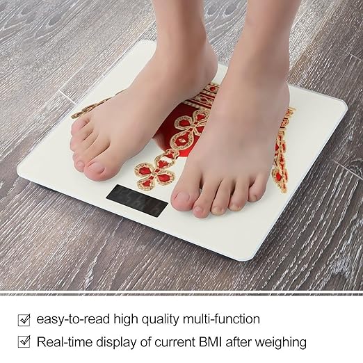 Red Crown Scale for Body Weight Smart Scales Digital Bathroom Scale High Precision Weighing Scales with Large Display Weighing Machine for People