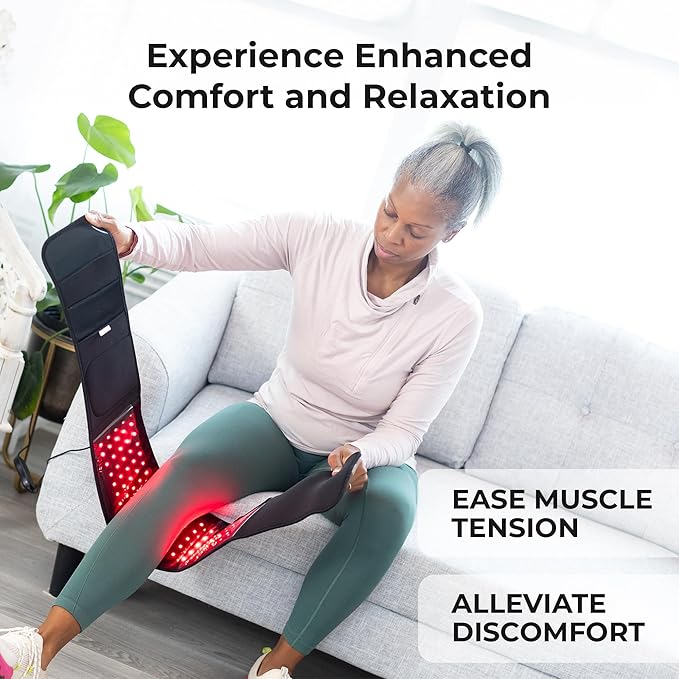 Lifepro Red Light Therapy Belt and Portable Infrared &amp Red Light Therapy Torch for Body Pain Relief and Healthy Routine
