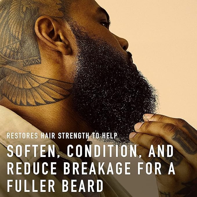 Bevel Mens Beard Grooming Kit - Includes Beard Conditioner Hair Nourishing Pomade and Beard Oil to Soften Hydrate and Strengthen Beard and Reduce Skin Irritation and Redness