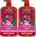 Old Spice Cleansing Body Wash for Men3X Defense24/7 Shower Fresh with Lasting Scent2-in-1 Body &amp Face WashRaptorstrike with Dark Berry Scent33.4 oz(Pack of 2)